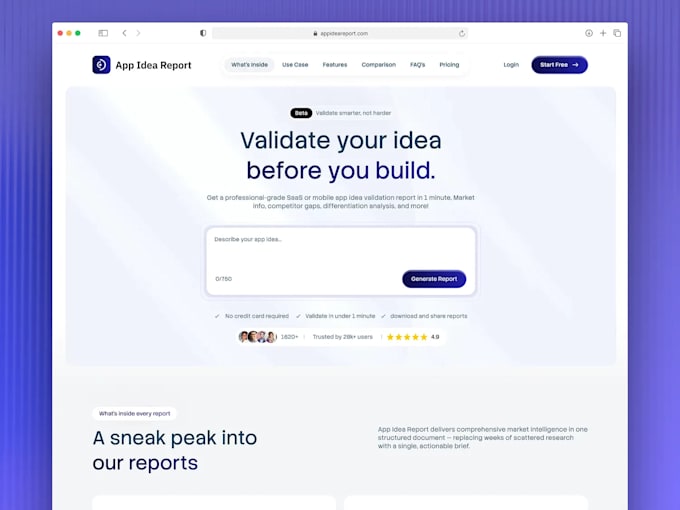design a high converting saas landing page in figma