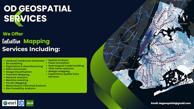 Do gis mapping and gis analysis using qgis, arcgis by Odgeospatial | Fiverr
