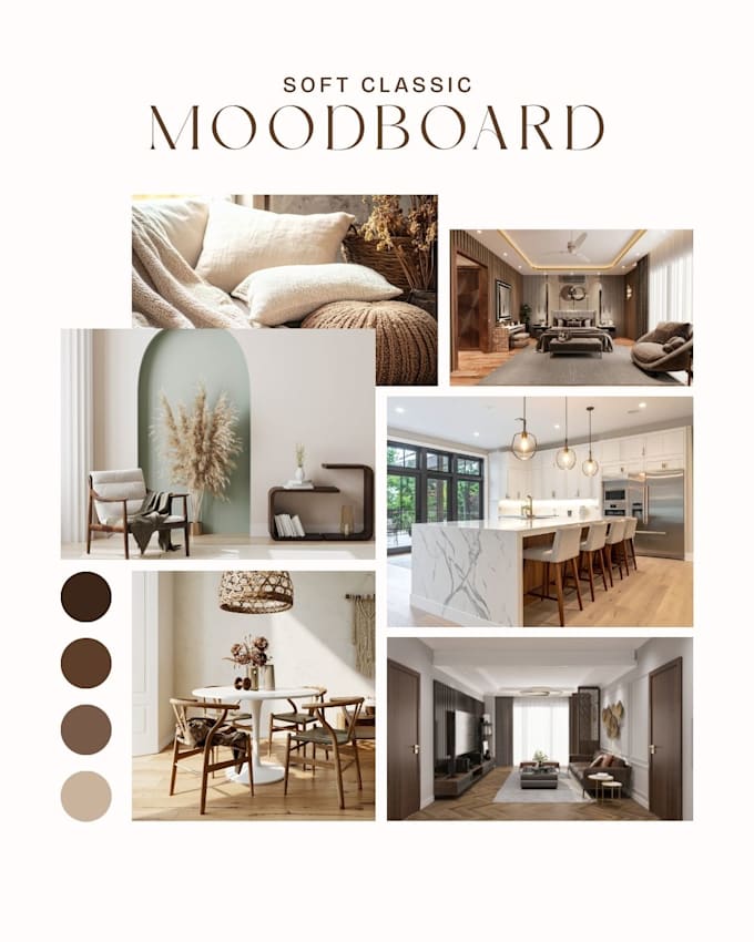 create a custom interior design mood board