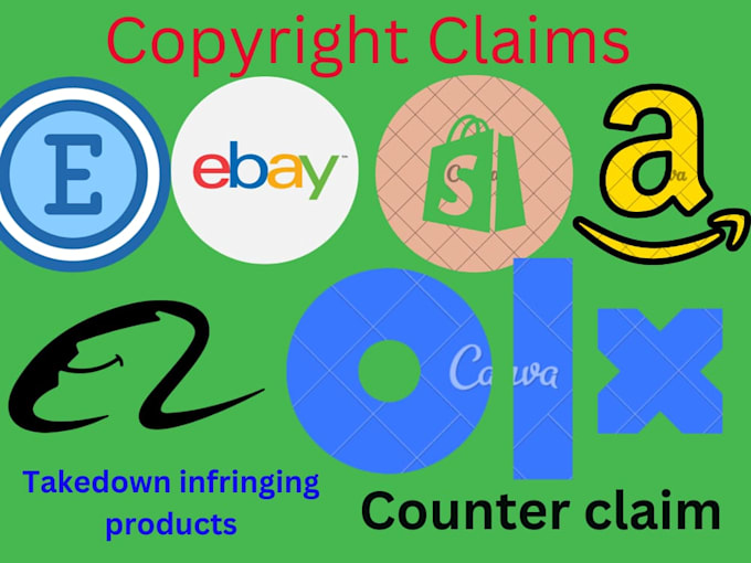 submit copyright and counter claims for infringing listing or false strikes