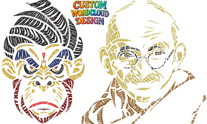 create stunning custom word cloud designs in unique shapes and colors