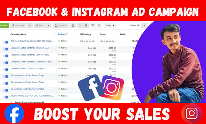 Set up your facebook and instagram ad campaign by Emonmahmud859 | Fiverr