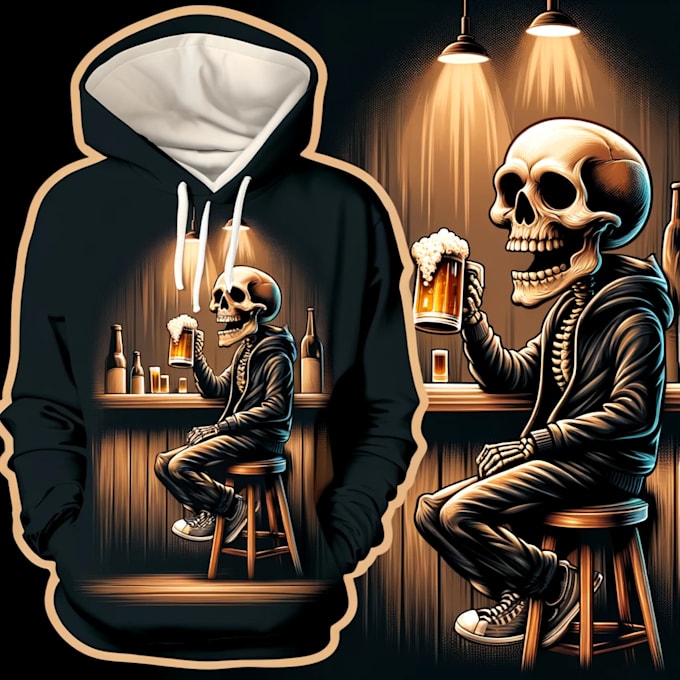 Custom fashion design and apparel graphics for your brand by Genebak