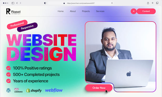 Design professional responsive website for your business by ...
