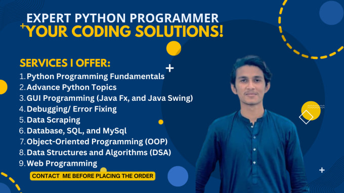 Do c, cpp, python, java projects, assignments, tasks and design best ...