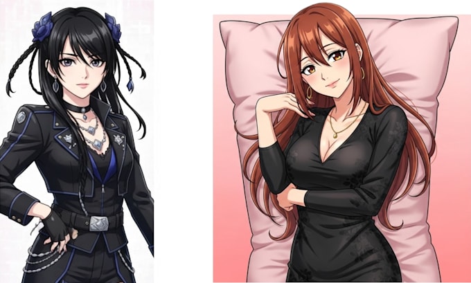 draw your waifu husbando on dakimakura body pillow sfw nsfw art in anime style