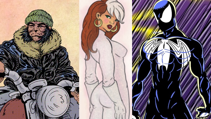 draw in your favorite 80s and 90s comic book style