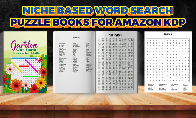 Create Niche Based Word Search Puzzle Books For Amazon Kdp By Create Niche Based Word Search Puzzle Books For Amazon Kdp By
