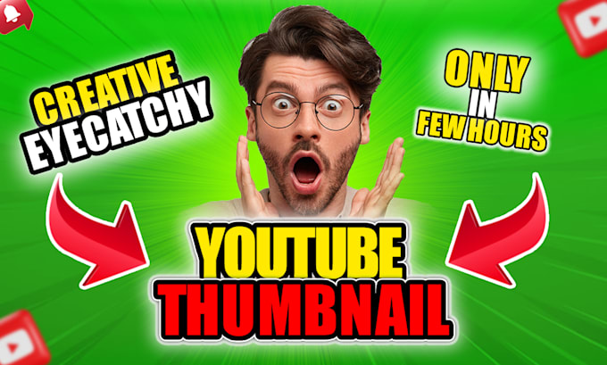 create creative youtube thumbnails in 4 hours only