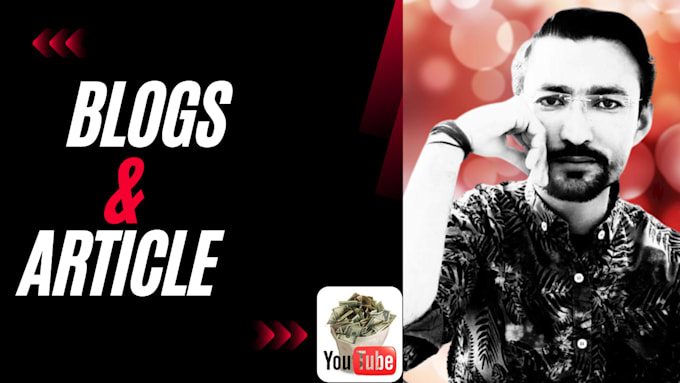 write original blog posts and articles as your content write