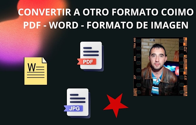 convertir documento a PDF a otro  formato