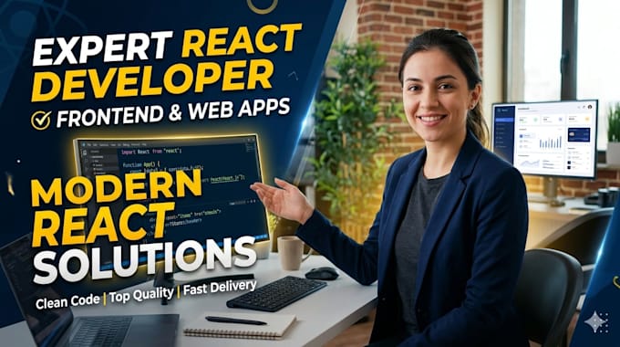 be your frontend react developer