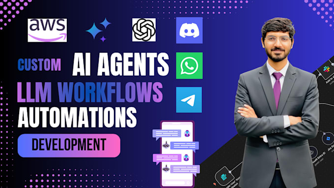 develop custom ai agents, rag pipelines and llm automation