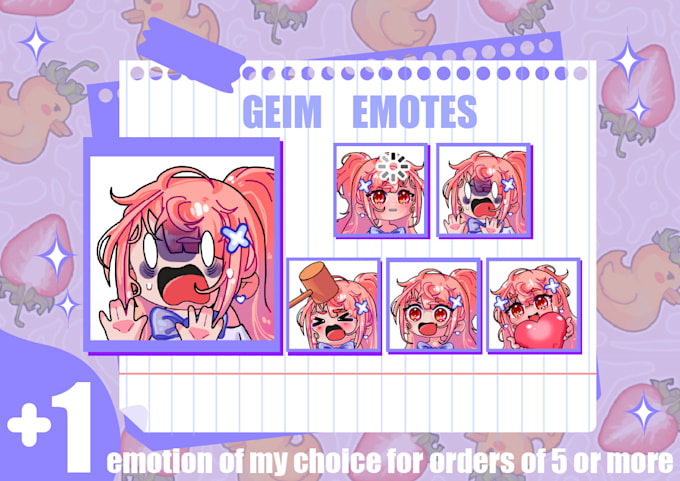 draw an emotion with your character