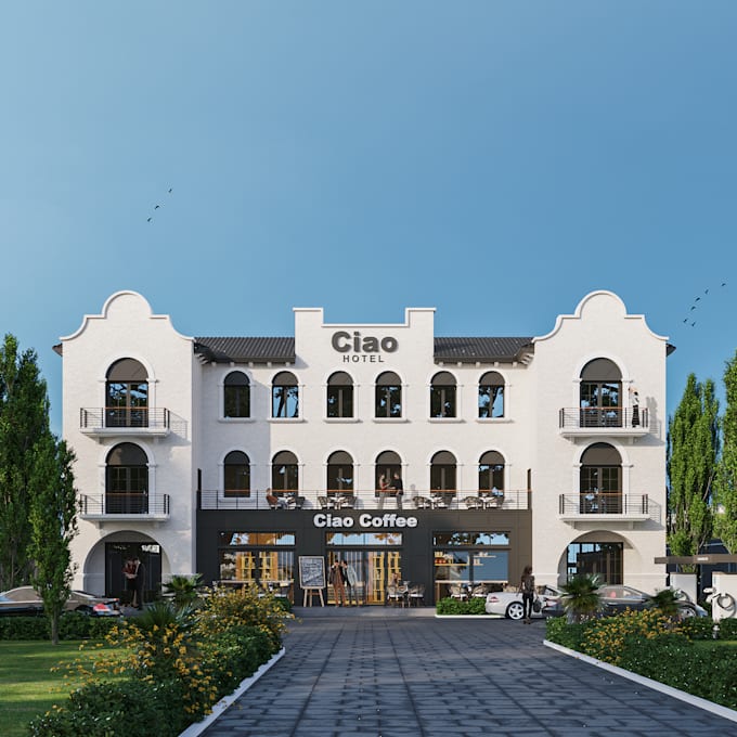 create realistic exterior and interior 3d rendering