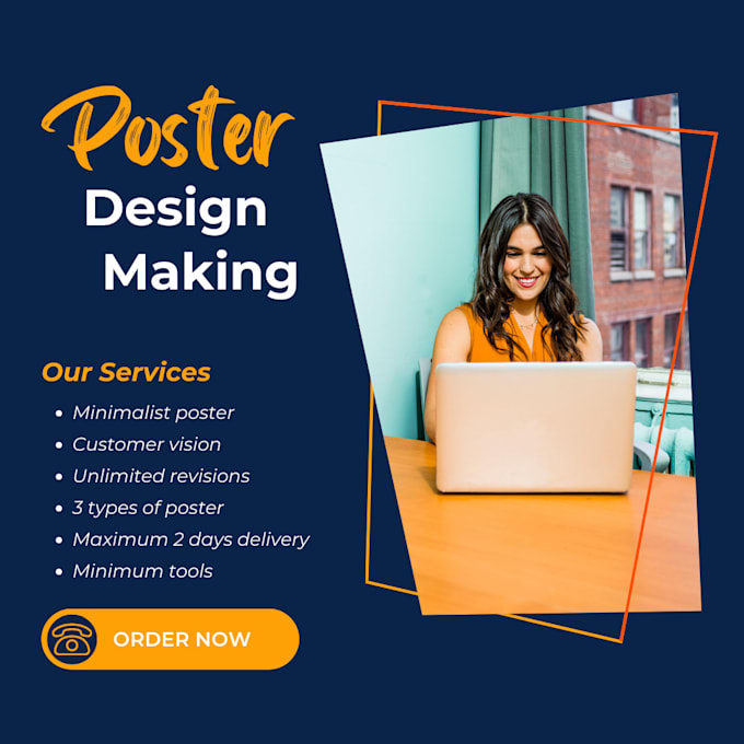 do minimalist decent poster design