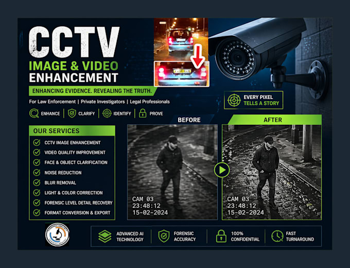 provide forensic image and video enhancement services