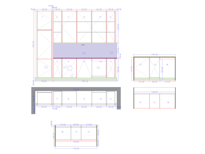 do professional technical drawings and kitchen 3d models