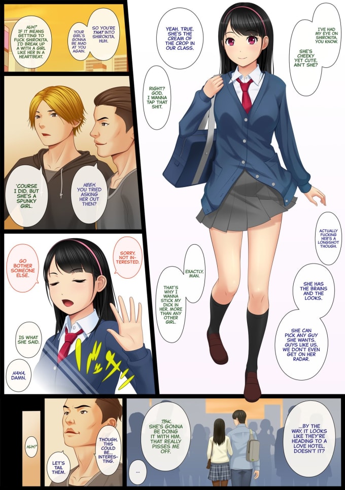 Draw nsfw and sfw furry comic, nsfw comic, erotic story, comic illustration by Eliana_ivah Fiverr