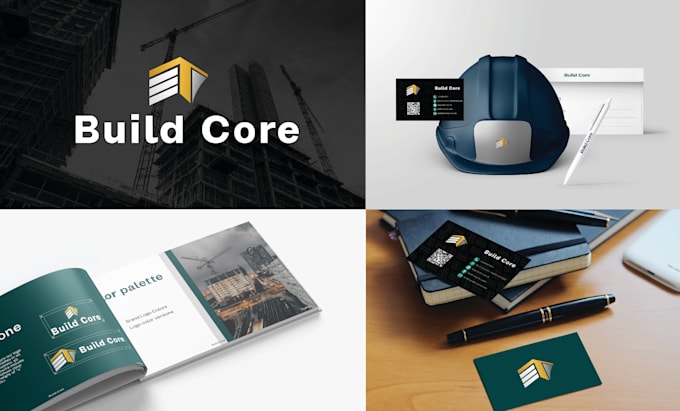design professional brand style guidelines with custom logo