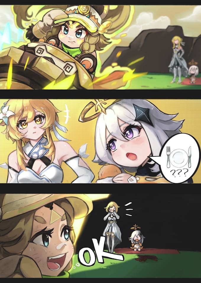 draw fun comics for you