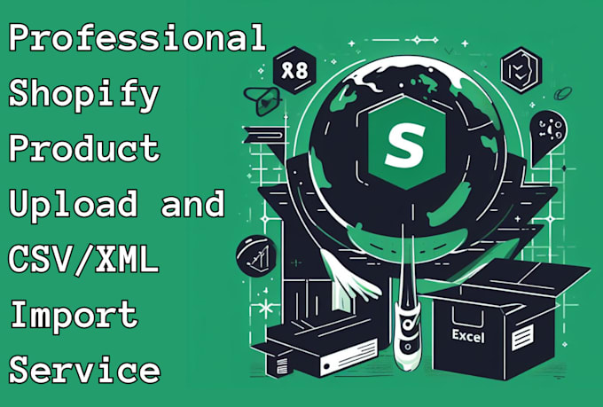 add products or upload and import CSV, XML file to shopify