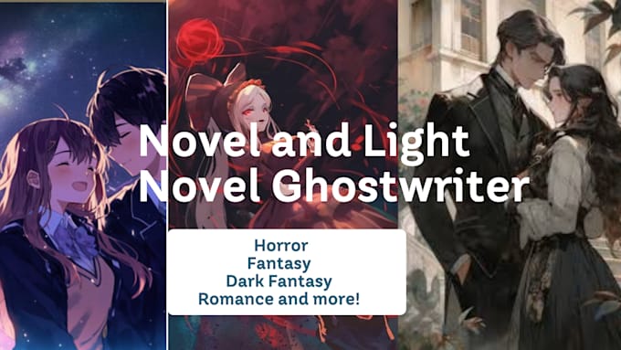 ghostwrite your novel or light novel