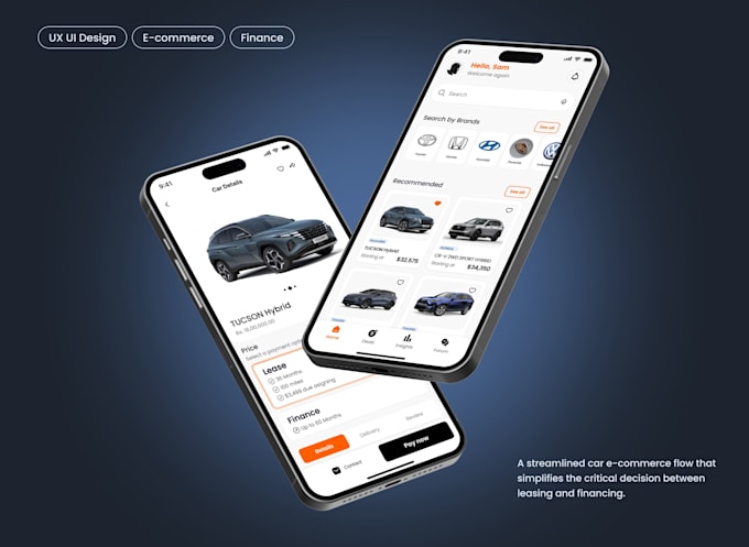 design a mobile app with a UX UI concept in figma