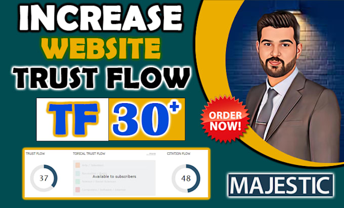 increase your tf 30 plus with high quality backlinks
