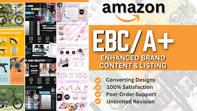 design amazon a plus content and listing images