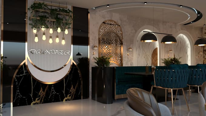 do retail store,shop cafe restaurants interior design and rendering