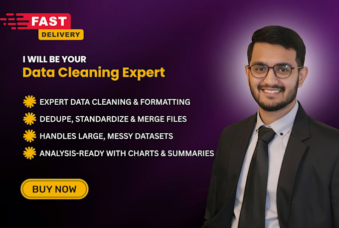 do data cleaning, formatting and analysis in excel or python