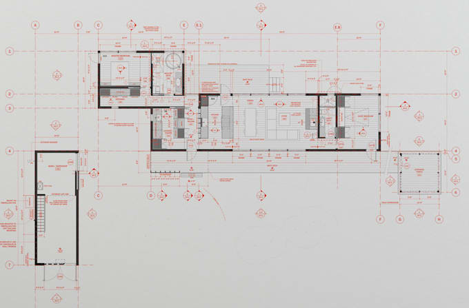 do architectural detail working drawings set