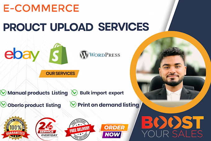 do shopify product listing and product upload