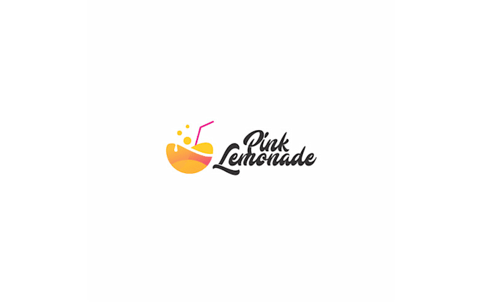 design juice ice cream store logo