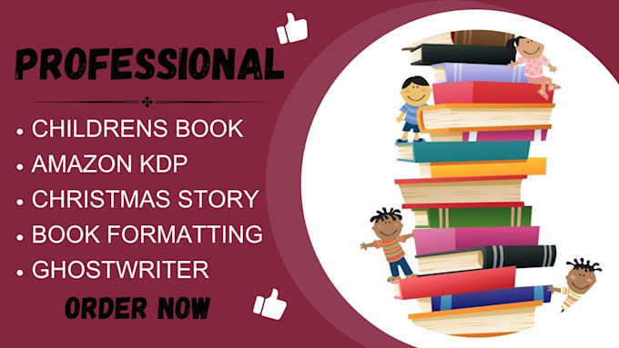 Children book writing, christmas ebook story ghostwriter, amazon kdp ...