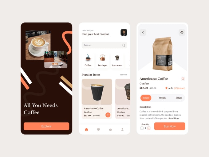 Online hot sale coffee store
