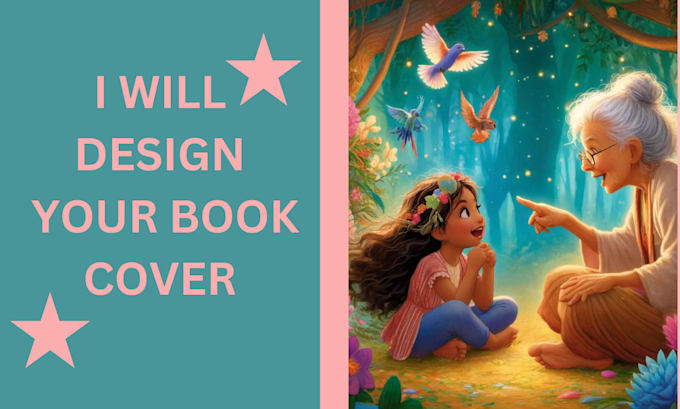 design you a unique book cover from 5