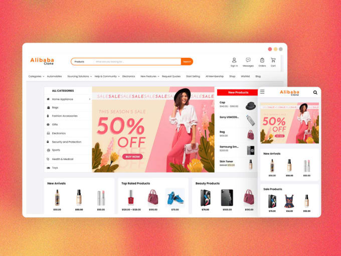 crear un sitio web de comercio electr nico b2b similar a alibaba aliexpress nextjs