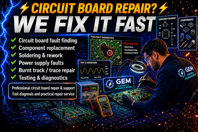 do circuit board design, layout, schematics, bom, gerber