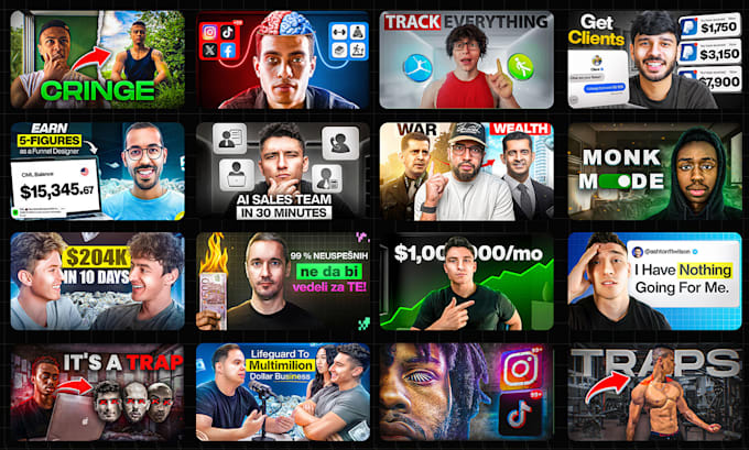 design amazing youtube thumbnail that attract viewers