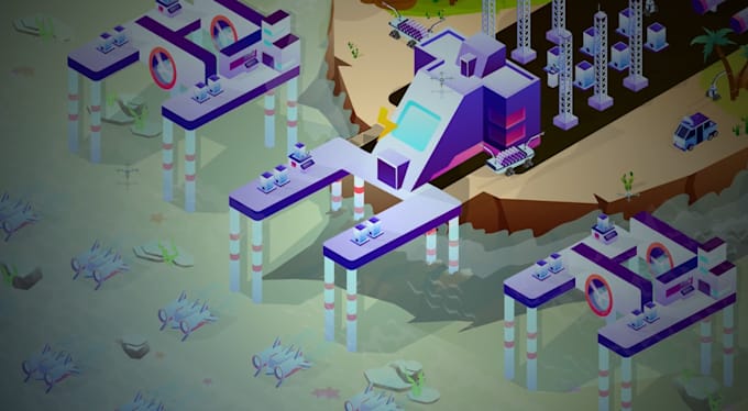 create a custom 2d isometric explainer video animation