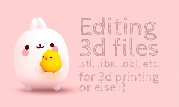 do 3d editing of any stl file