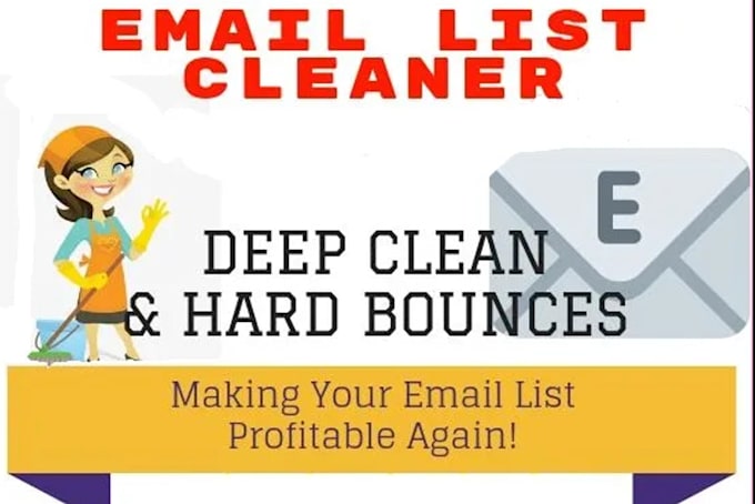 deep clean and hard bounce test your email list