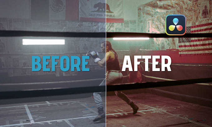 professionally color grade and color correct your video in davinci resolve