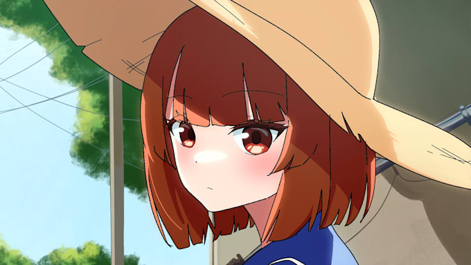 hand draw and animate 2d animation in japanese anime style