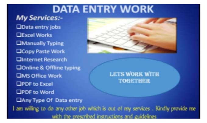 do data typing work