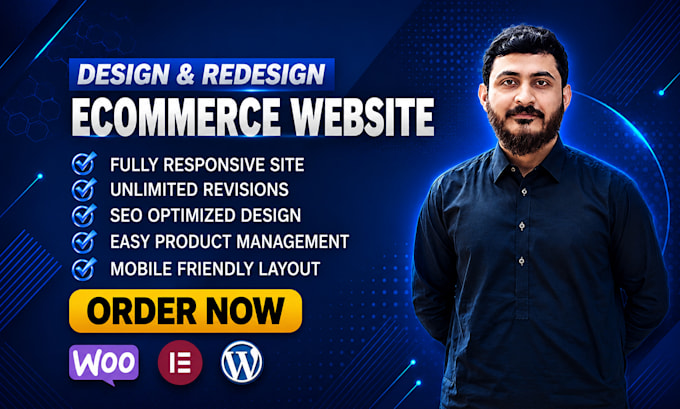 design premium woocommerce ecommerce website or online store