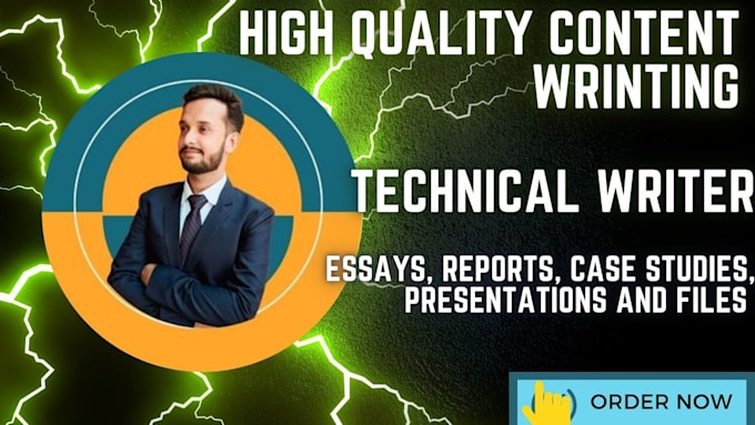 write technical articles, reports and blogs