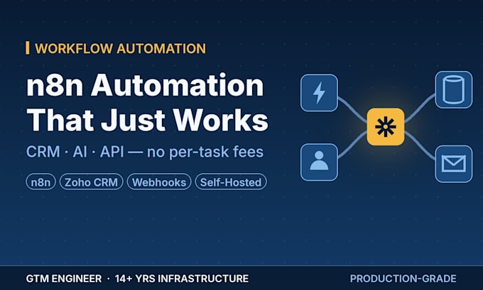 build n8n automation workflows  ai, CRM and API integrations